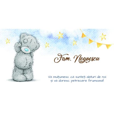 Place card Ursulet - SHYFL055