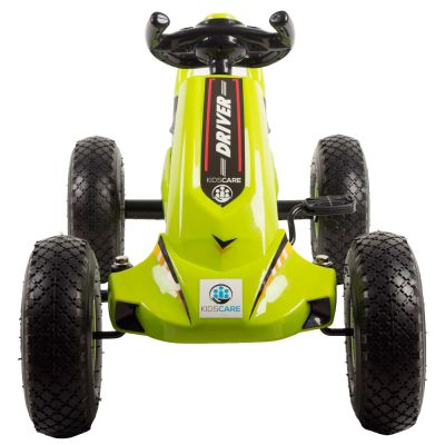 Kart cu pedale si roti gonflabile Driver Kidscare Verde SUPKC_D01_verde