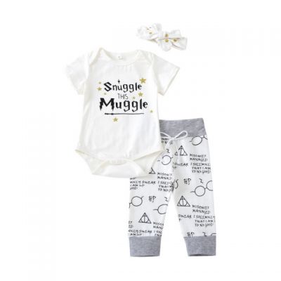 Costumas pentru fetite - Snuggle this Muggle LI44565.6-9 luni (Marimea 19 incaltaminte)