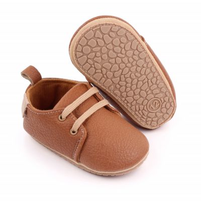 Pantofiori eleganti maro cu sireturi MDd2548-2-p24