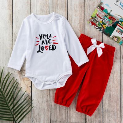 Set body cu pantalonasi - You are loved MBZ668-1-c7