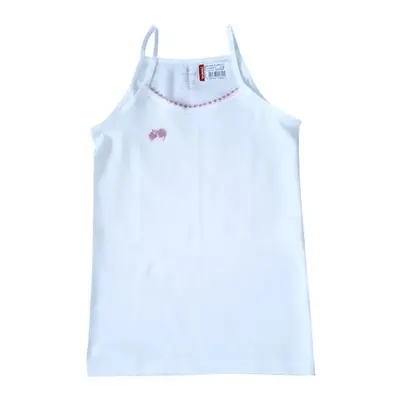 Maiou alb cu bretelute 340-2