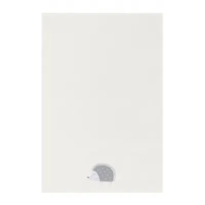 Prosop brodat arici, alb, 120x75 cm. Fillikid KRS1047-07