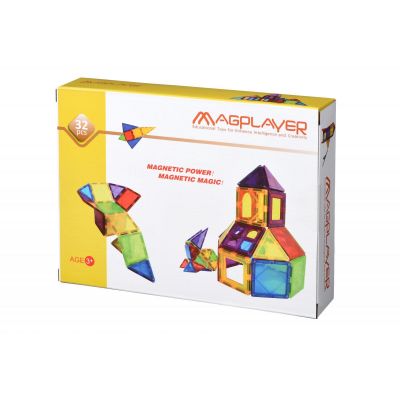 Set de constructie magnetic - 32 piese