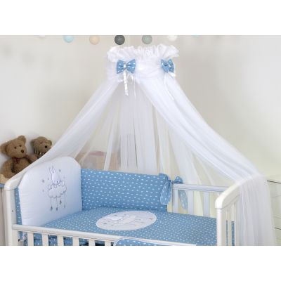 Amy - Baldachin Din Tul, Sky Bunny Blue, Suport De Prindere Inclus, 600x160 Cm Pjb68684+s