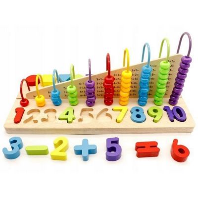 Set educational din lemn ecotoys mb059 edeedimb059