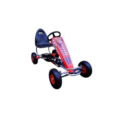 Kart cu pedale gokart, 4-10 ani, roti gonflabile, g5 r-sport - rosu edeedif8-3rosu