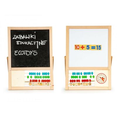 Tabla educationala cu abac si numere ecotoys mb385 edeedimb385