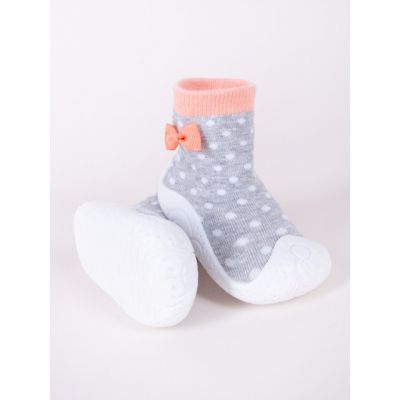Mocasini pentru copii cu talpa antiderapanta - Dots OB-135