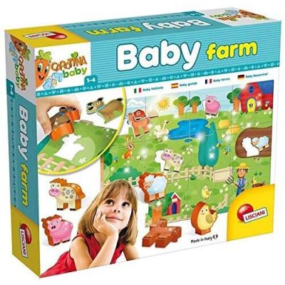 Puzzle de podea - distractie la ferma (12 piese)