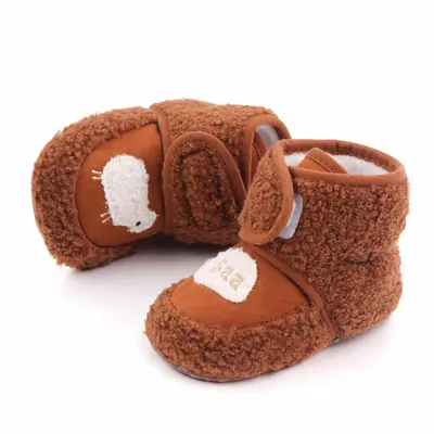 Cizmulite maro cu blanita - Baa MDd2549-2-c6(sa4)