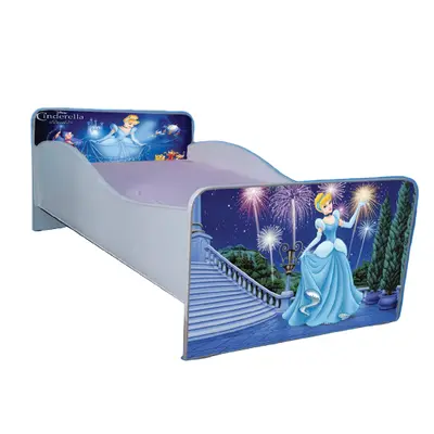 Pat Fete 2-12 Ani Cenusareasa 160x80 Cu Saltea SafeNest  Fara Sertar Ptv2194