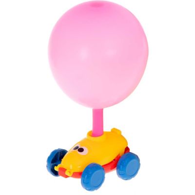 Jucare interactiva Lansator de masini cu balon, Monster Ikonka IK17745 BBJIK17745_Galben