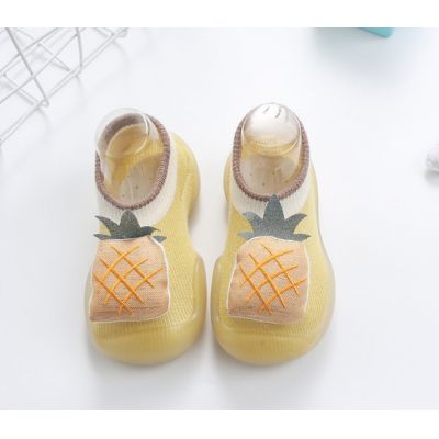 Mocasini galben mustar cu talpa antiderapanta - Fructe delicioase ADdw628-6-mo6