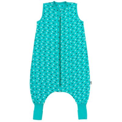 Sac de dormit cu picioruse si talpa antiderapanta Teal Stars 120 cm + manseta 1.0 Tog BBXEU675-10FN