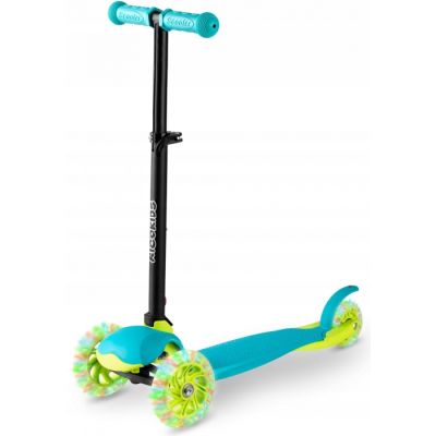 Trotineta cu roti cu led ricokids loco 765103 - turcoaz edeedi765103