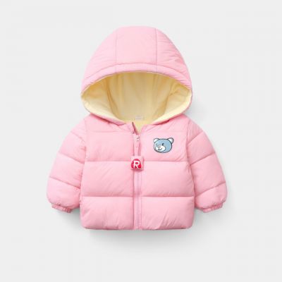 Geaca roz pentru fetite - Teddy MBLS06-4