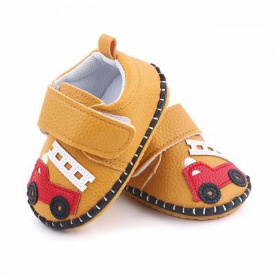 Pantofiori maro pentru baietei - Masinuta MDd2659-2-p11