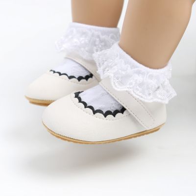 Pantofiori albi pentru fetite MBM1992-4-p13.9-12 luni (Marimea 20 incaltaminte)