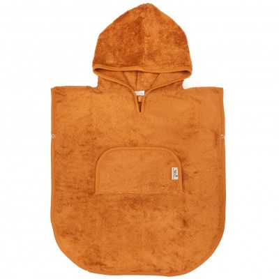 Poncho copii din bambus cu anchior si capsa inca rust tnatm-pon03-535