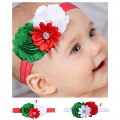 Bentita pentru fetite cu floricele si strasuri MDMS116-CR