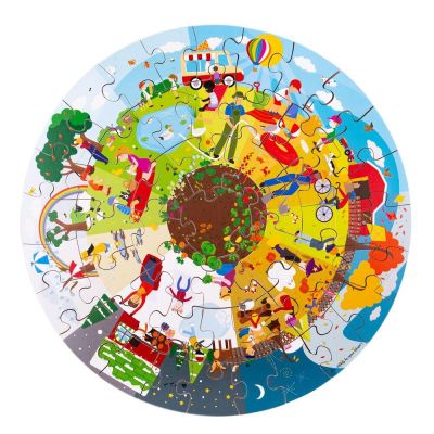 Puzzle de podea 360° - anotimpurile