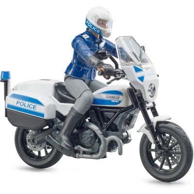 BRUDER - MOTOCICLETA DE POLITIE SCRAMBLER DUCATI SI POLITIST ARTBR62731