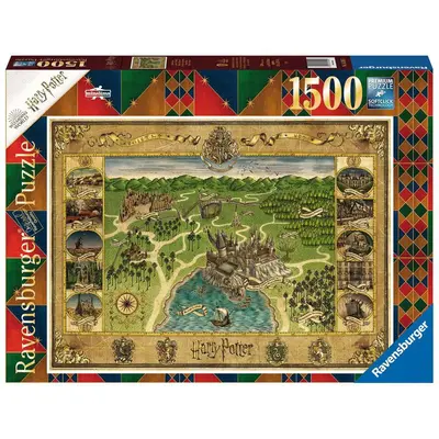 PUZZLE HARTA HOGWARTS, 1500 PIESE ARTRVSPA16599