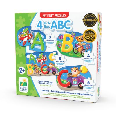 SET PRIMELE MELE 4 PUZZLE-URI ABC - ENG ARTTLJ631492