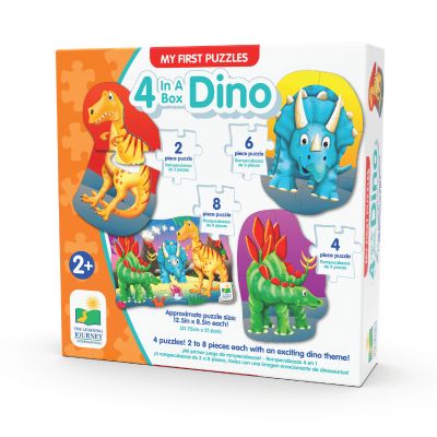 SET PRIMELE MELE 4 PUZZLE-URI DINOZAURI ARTTLJ629277