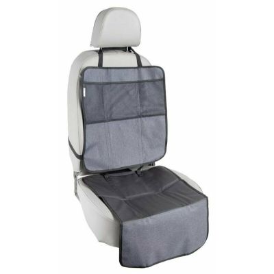 Petite&Mars – Protectie impermeabila pentru bancheta auto si spatar, Cu organizator, 3 in 1 , Savior, Gri BYN854900
