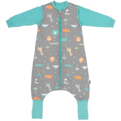 Sac de dormit cu picioruse si maneca lunga detasabila Safari 120 cm + manseta 3.5 Tog BBXEU925-35FSN