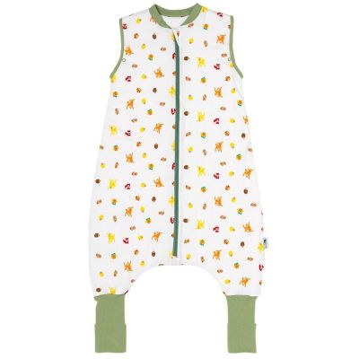 Sac de dormit cu picioruse si talpa antiderapanta Forest Friends 90 cm + manseta 1.0 Tog BBXEU832-10FN