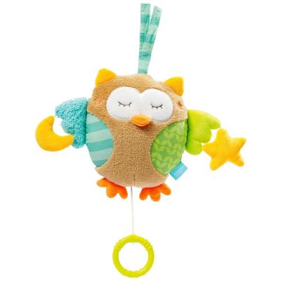 Jucarie muzicala - bufnita somnoroasa (18 cm)