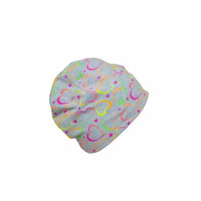 Caciula copii Heart Color, in strat dublu, 46-48 cm KDECD1836HCD