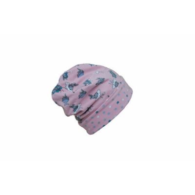 Caciula Bunny Pink, cu bordura, in strat dublu, 33-35 cm KDECDB00BUNP
