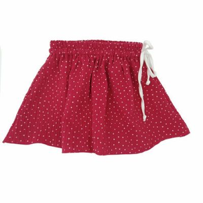 Fustita de vara pentru fete, din muselina, Dots, 110-116 cm (5-6 ani) KDEFMF56PC