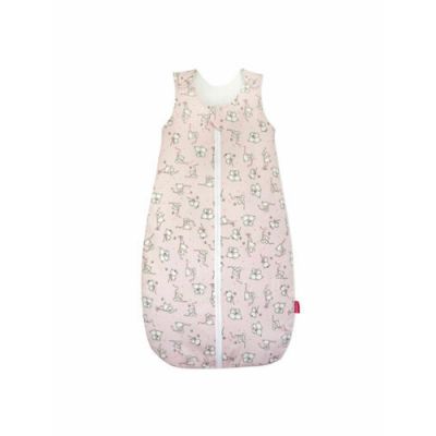 Sac de dormit copii, Loving Bear Pink, din bumbac, 95 cm, 2.5 tog - Iarna KDET9525LBP