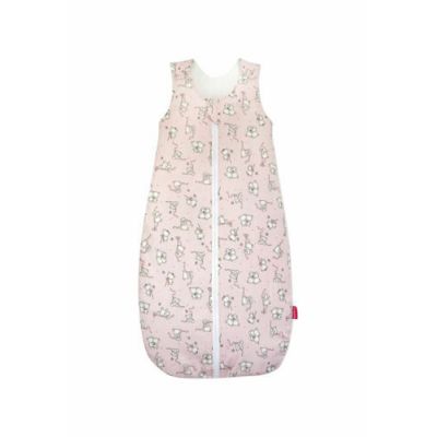 Sac de dormit copii, Loving Bear Pink, din bumbac, 110 cm, 0.8 tog - Primavara KDEPR11008LBP