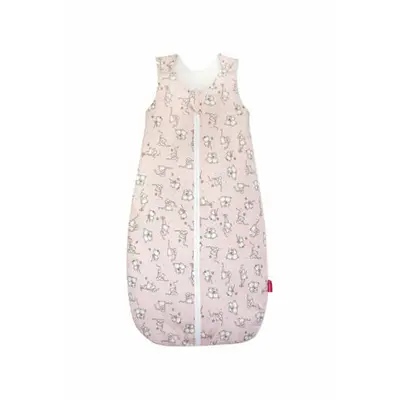 Sac de dormit copii, Loving Bear Pink, din bumbac, 110 cm, 1 tog - Toamna KDEP1101LBP