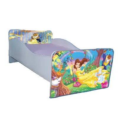 Pat Fete Frumoasa Si Bestia Cu Saltea SafeNest 160x80 Fara Sertar Ptv2167