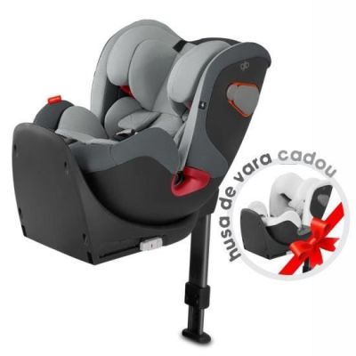 Scaun auto gb convy-fix london grey+husa de vara gb convy-fix smb619000279619000406