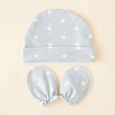 Set bleu cu manusi si caciulita ADDTA237-c2