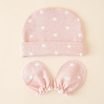 Set roz cu manusi si caciulita ADDTA238-c2