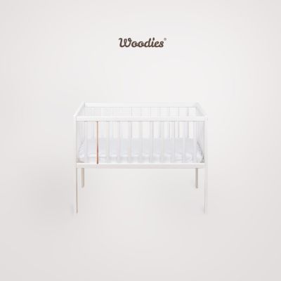 Patut Mic, Co-sleeping Din Lemn, Stardust Alb 90 X 40 Cm Craft Pjbstardust_alb