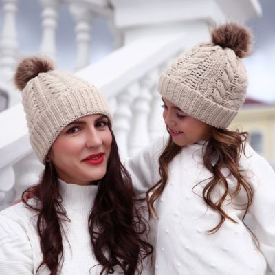 Set caciulita pentru mama si bebe ADOCTSC48-sa6