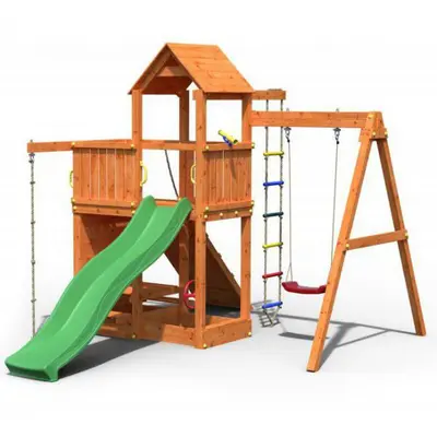 Complex joaca din lemn 7in1 fungoo activer - okefu03580pt