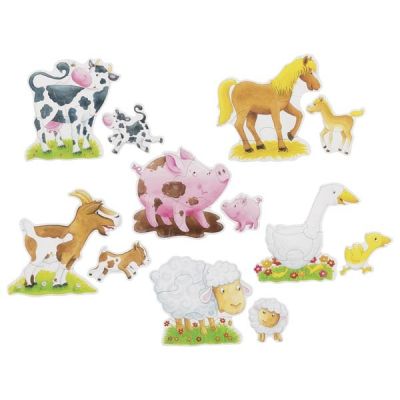 Primele mele puzzleuri cu animale de la ferma - okegoki57414