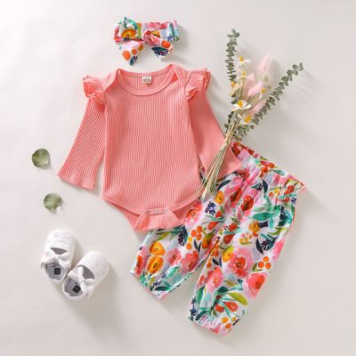 Compleu pentru fetite cu body roz ADFSB25-1-de4