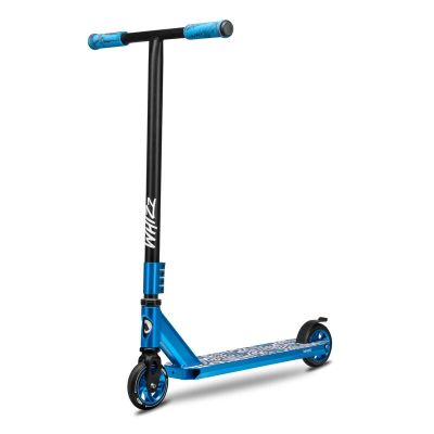 Lionelo - Trotineta Whizz, Pentru Acrobatii, Rulmenti ABEC-9, Sistemul de compresie IHC 9, 20 - 100 kg, Albastru BYNLO-WHIZZ-BLUE-COBALT
